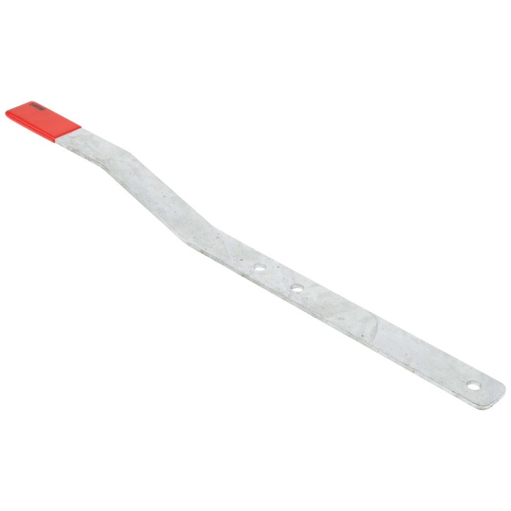 Lever for grain slide plate 