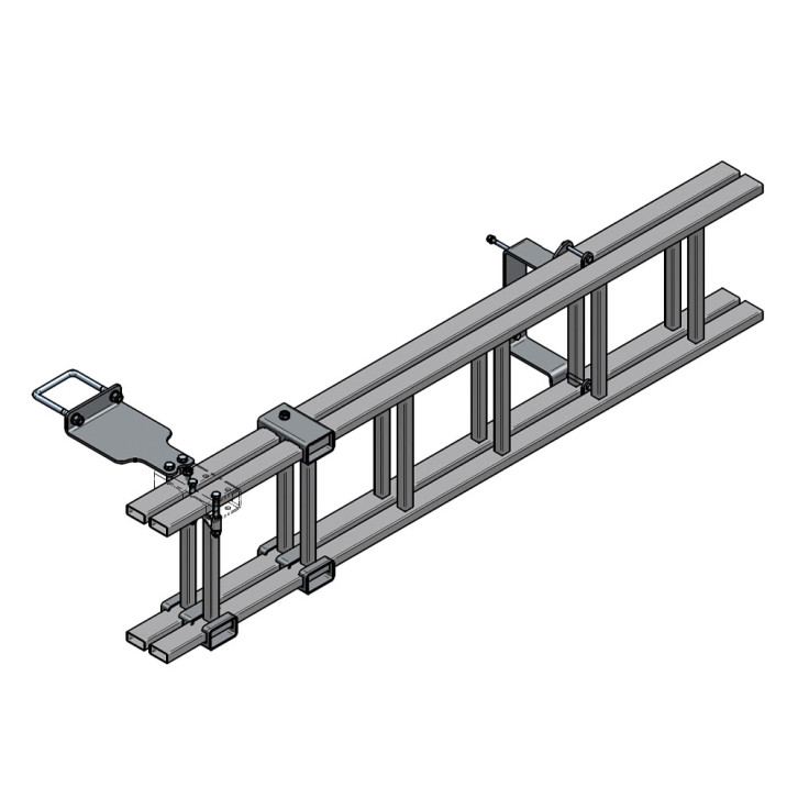 Aluminium extension ladder 