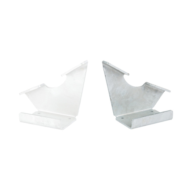 Holder for platform - tipper with front wall bevelled edge 