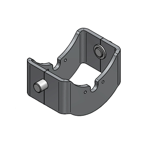 Gimbal ring for tipping rams 
