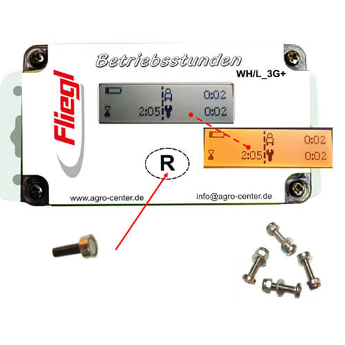 Betriebsstundenzähler  Vibration-Bewegung-Lage 