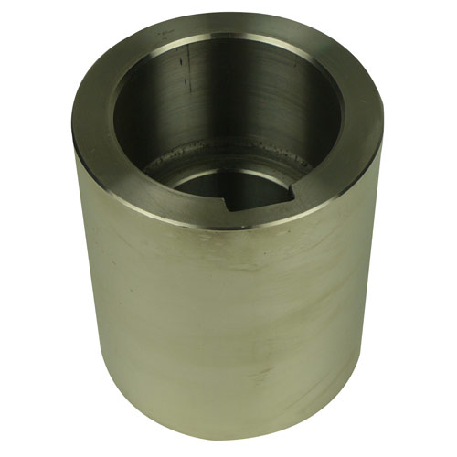 Verbindungsmuffe gedreht mit beidseitiger Keilnut 