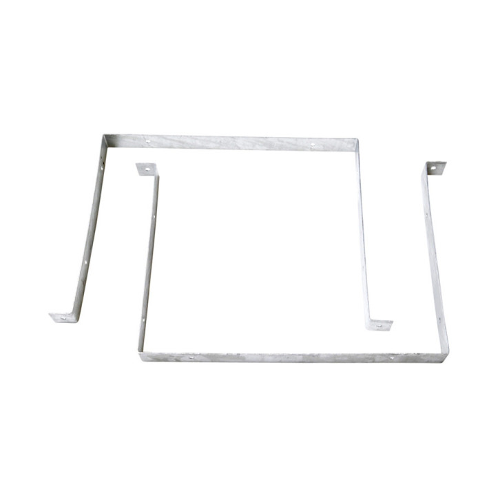 Storage box holder yellow galvanised 