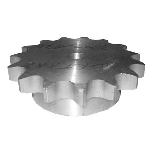 Chain wheel with hub single 