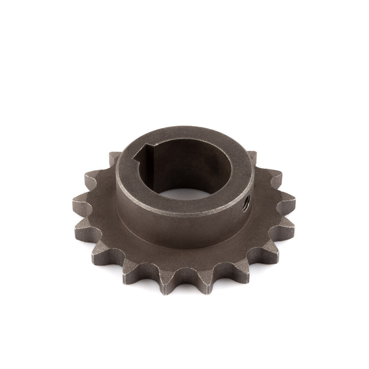Chain wheel with hub single 