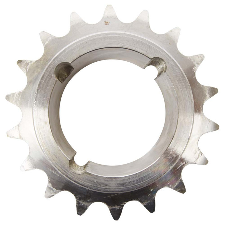 Chain wheel for tension bushing 