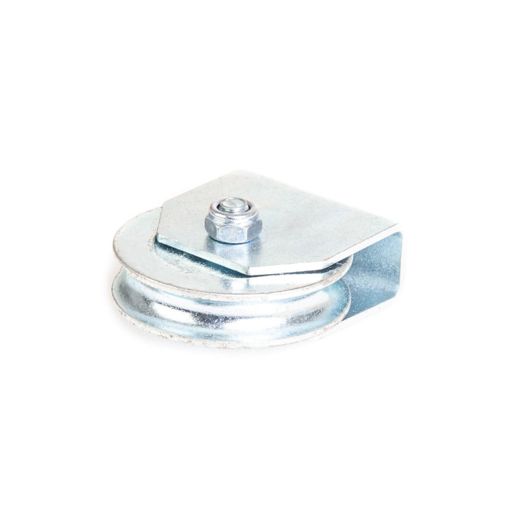 Cable pulley weld-on 