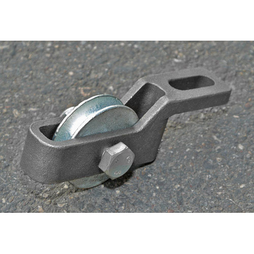 Cable pulley screw-on 