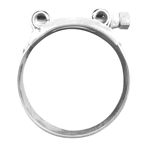 Hose clamp with clamping jaw type W4 