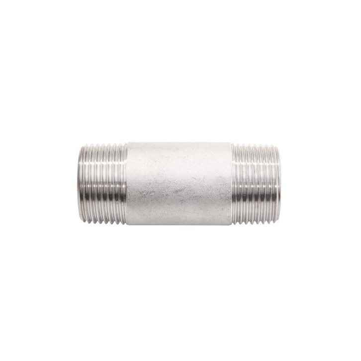 Double-threaded nipple - fitting 
