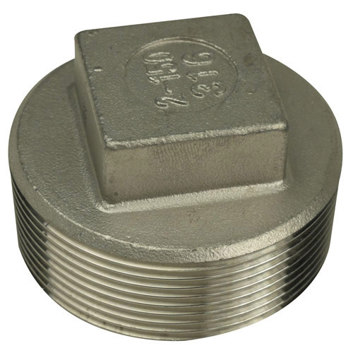 Plug with rim - fitting 