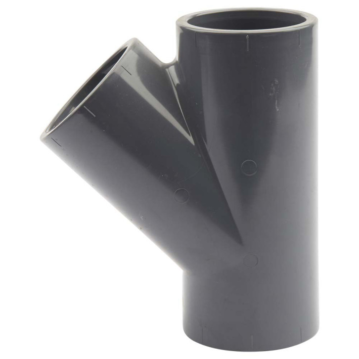 PVC-U T-piece 45° 