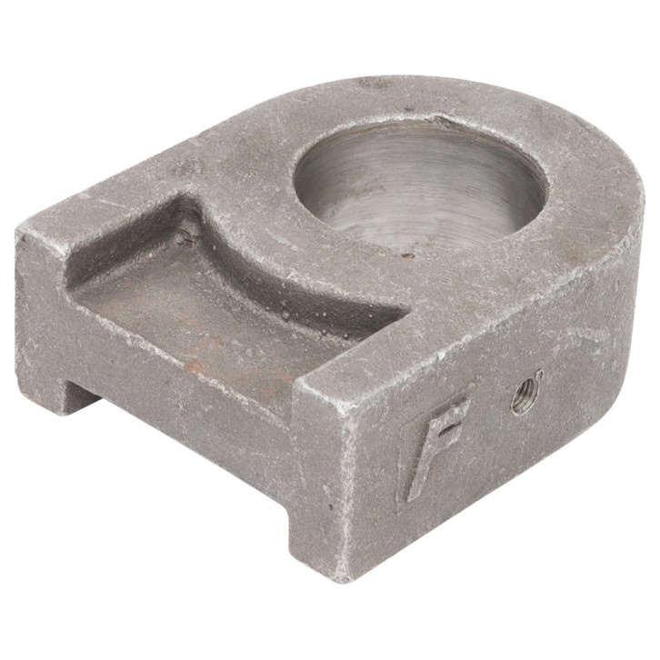Weld-on piece with hole 