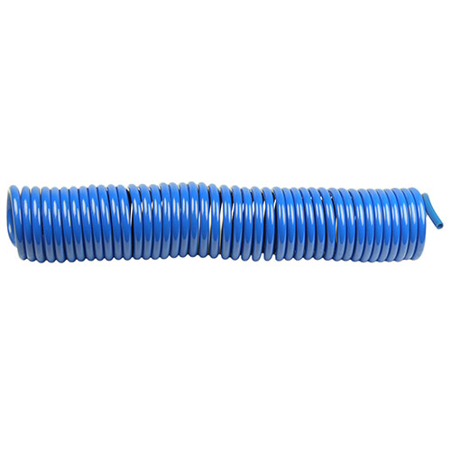 Spiral hose without screw fitting blue 
