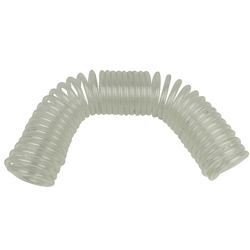 Spiral hose without screw fitting transparent 