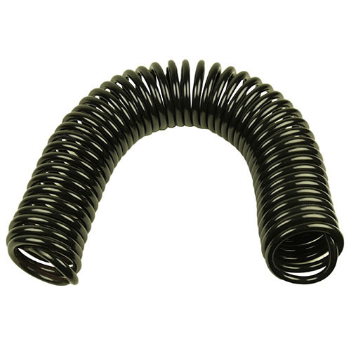 Spiral hose without screw fitting black 