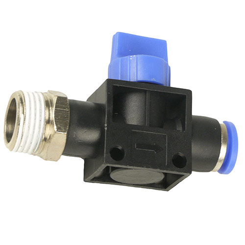 Screw-in fitting - inlet can be shut off 