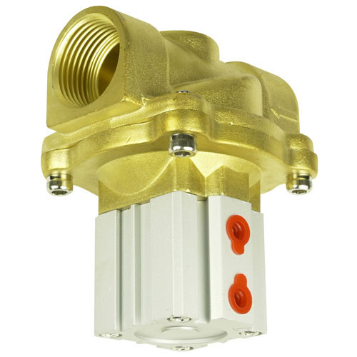 Electromagnetically controlled shut-off valve 