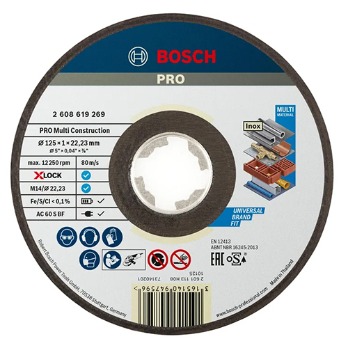 BOSCH Trennscheibe X-Lock PRO Multi Construction 