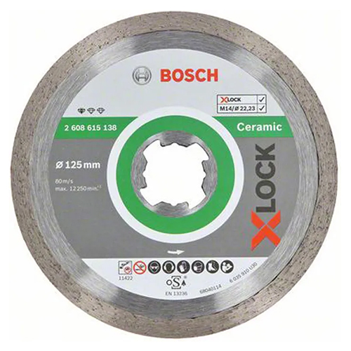 BOSCH Diamanttrennscheibe X-Lock 