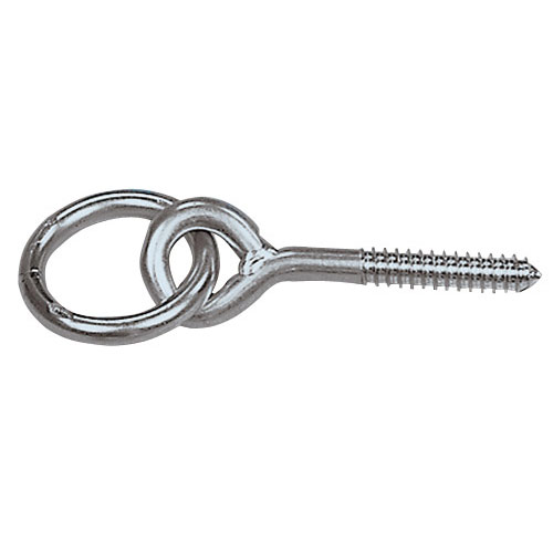 Attachment ring with wood screw 