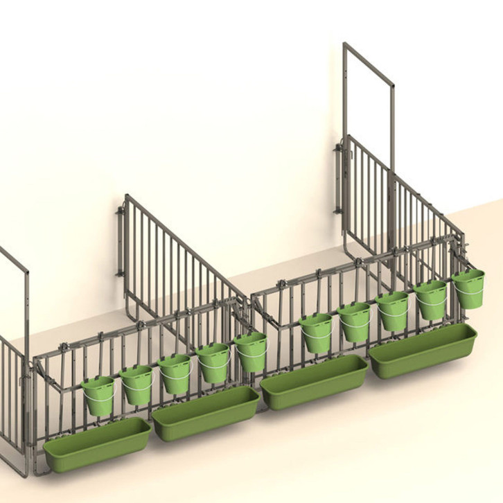 Zaunteil für modulare Zaunaufstellung 