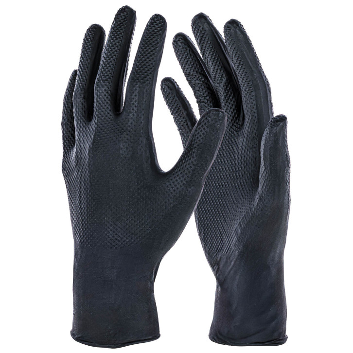 Einmalhandschuhe X-Grip Black 