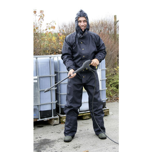 Wasch- und Reinigungsoverall mit Kapuze 