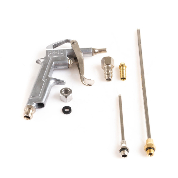 Compressed air blowing pistol short 