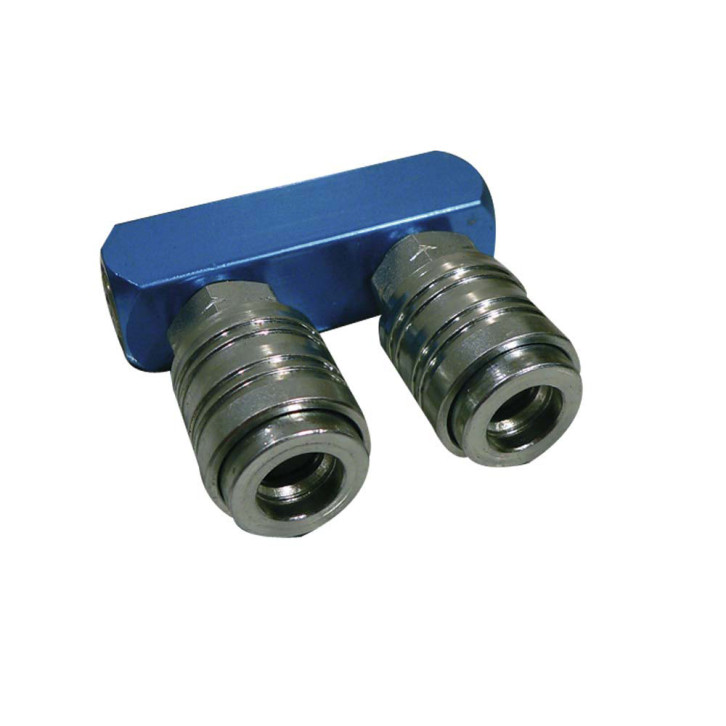 Druckluft-Kuppler 2 Wege 