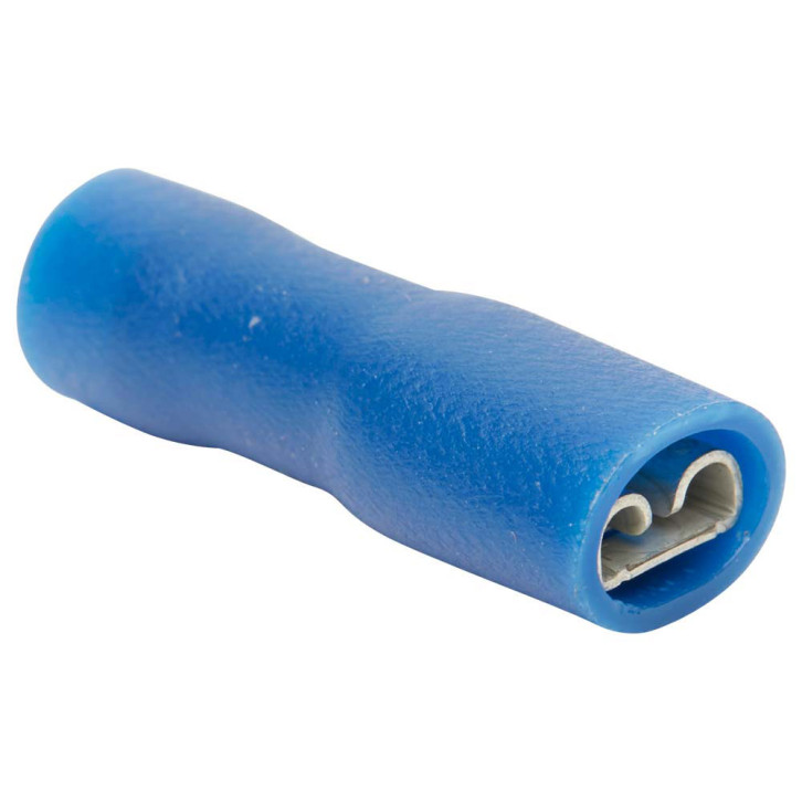 Fully insulated flat receptacles 