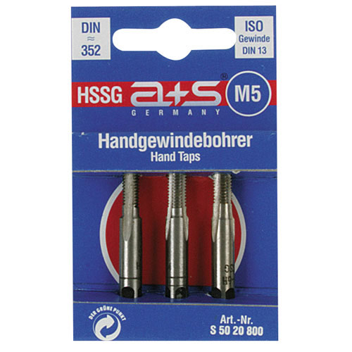 HSS-G hand tap set DIN 352 