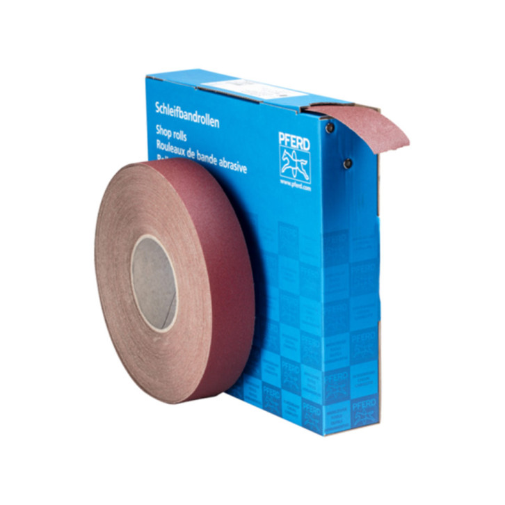 Grinding belt roll 