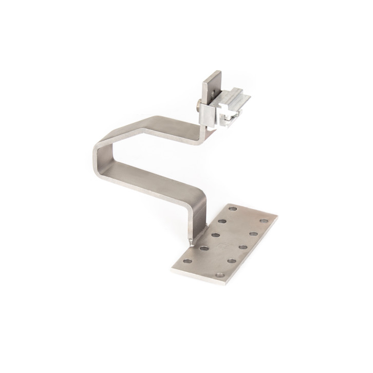 Dachhaken für horizontale Schienenmontage 