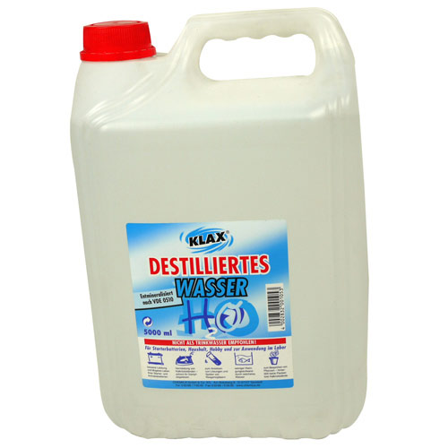Destilliertes Wasser 