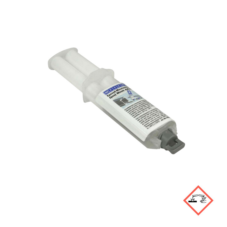 Weicon epoxy minute adhesive twin syringe 