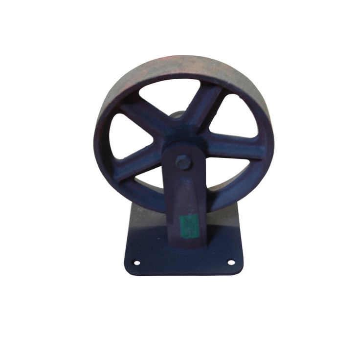 Fixed castor - steel 