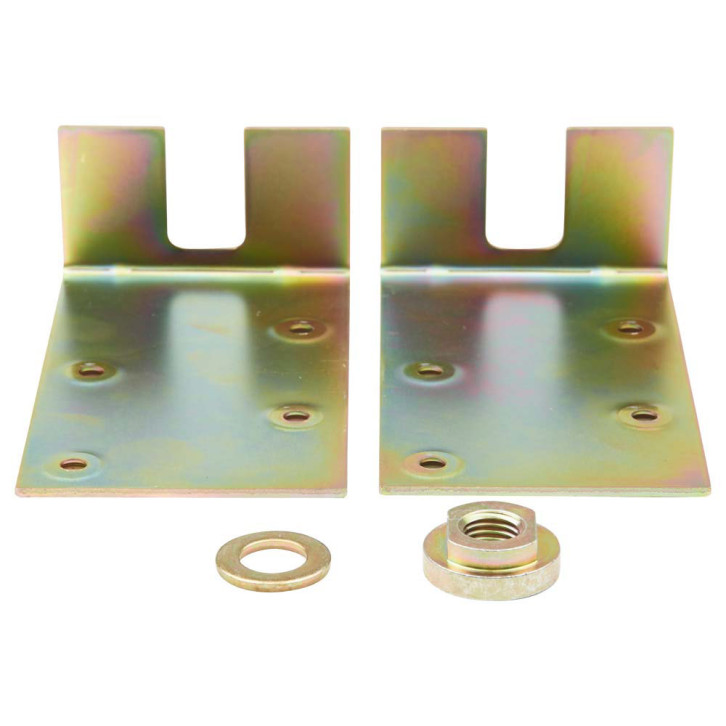 Fixing angle adjustable A3 galvanized for wooden gates 