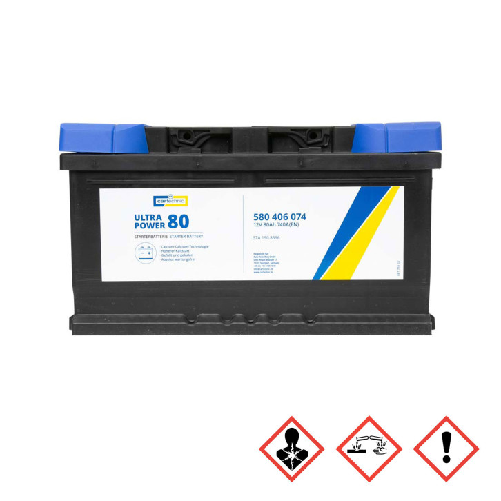 Battery with filling - Ultra Power - Cartechnic 
