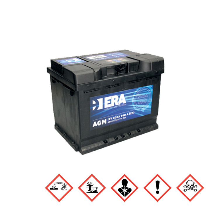 Battery with filling - ERA AGM 