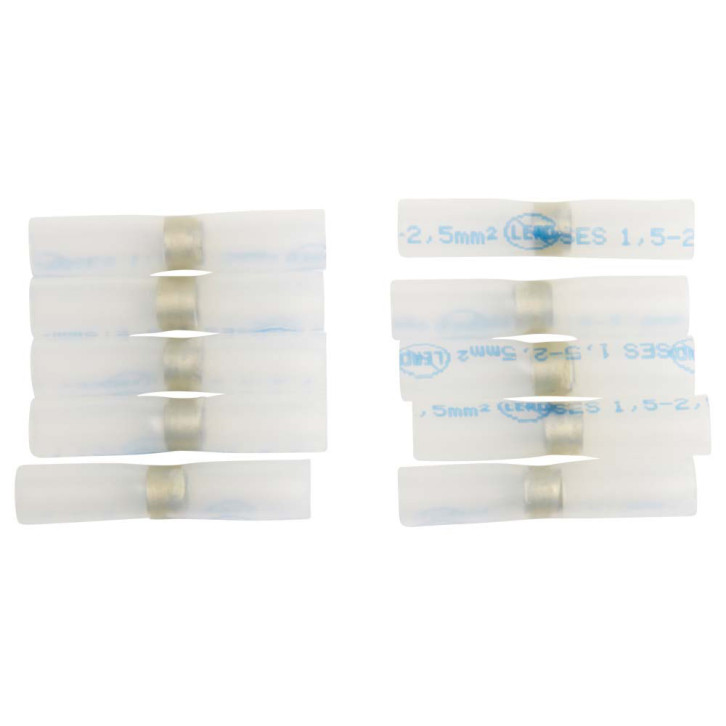 Heat-shrinking solder connector 