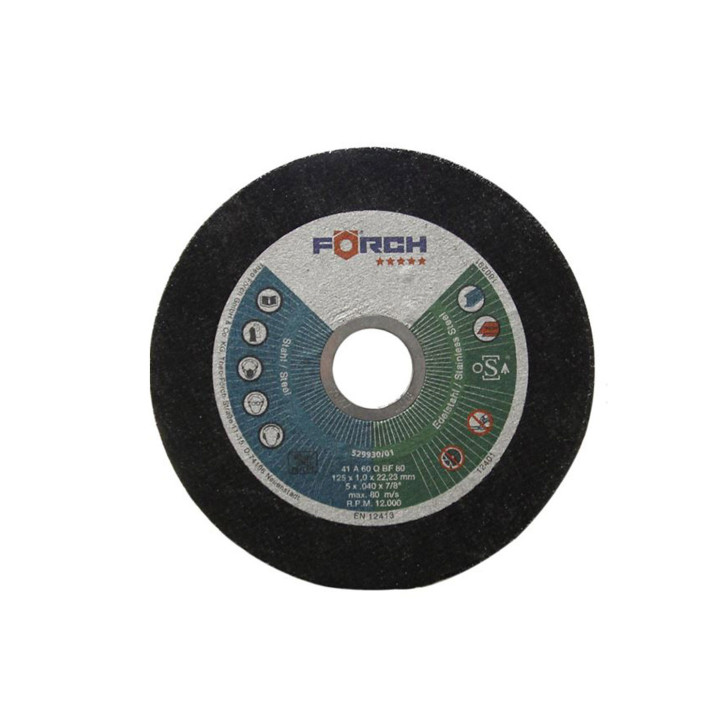 Cutting disc for steel and stainless steel 
