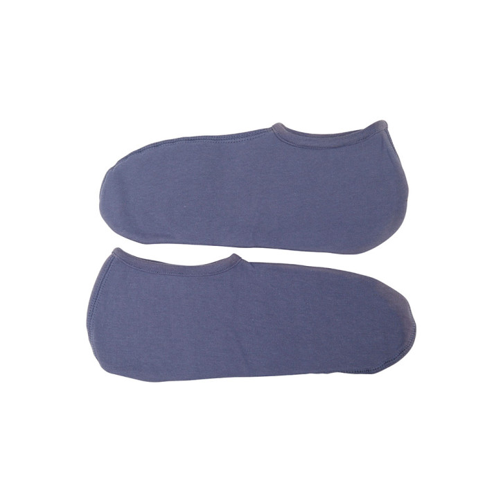 Einziehsocken Trikot-grau 100% Baumwolle 