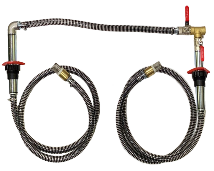 MECLUBE Double suction hose kit for tank in tank  
