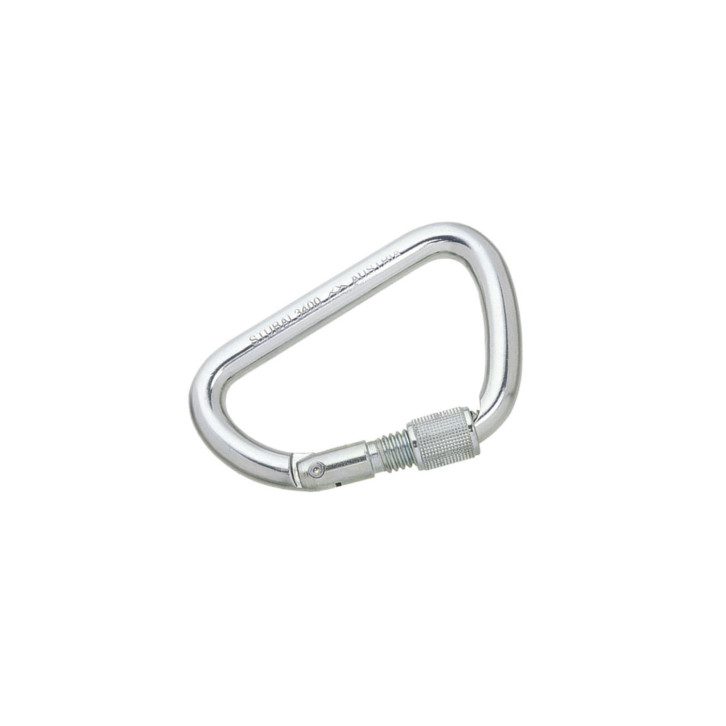 Stahlkarabiner D-Form »Stubai« 