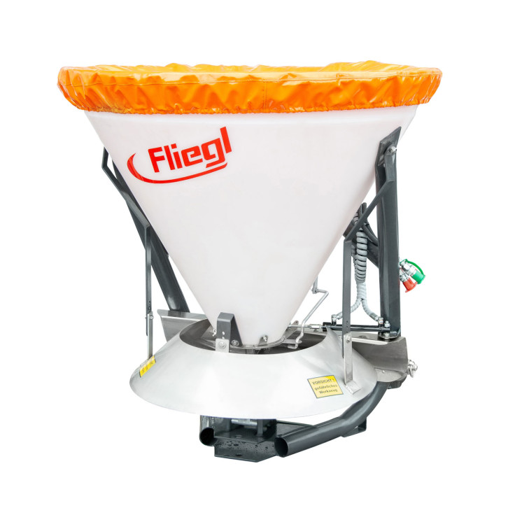 Salz- und Düngerstreuer - hydraulische Öffnung / mit Kunststoffbehälter 