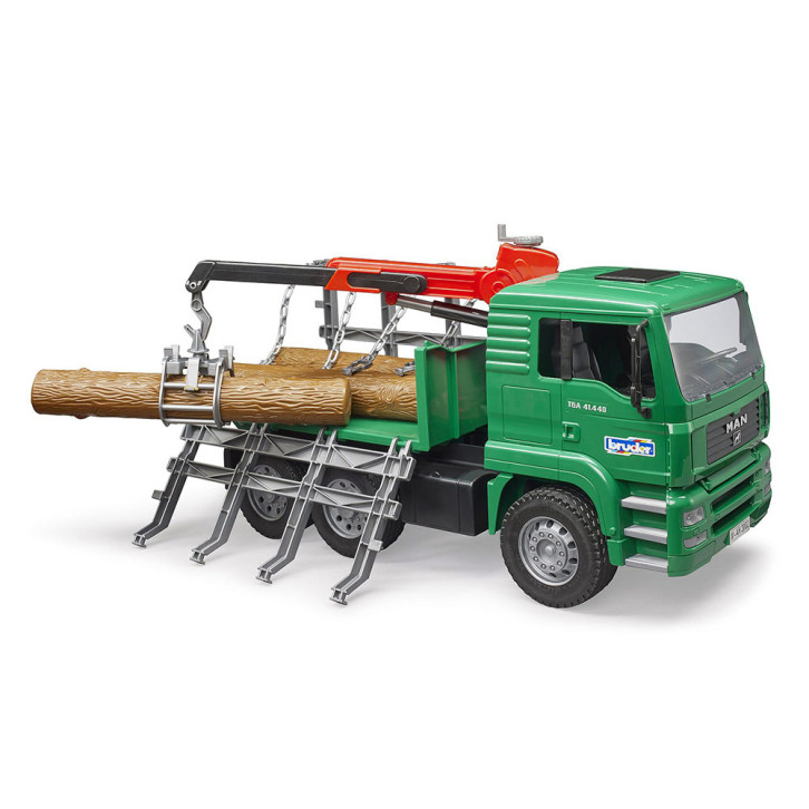 Spielzeug MAN Holztransport-LKW 