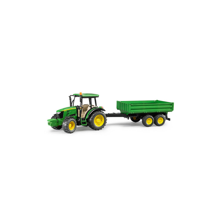 Spielzeug John Deere 5115M inkl. Bordwandanhänger 
