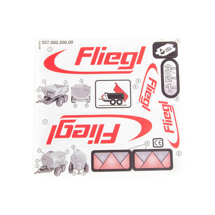 Aufkleber-Set für rolly toys 