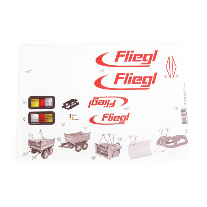 Aufkleber-Set für rolly toys 